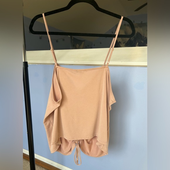 Express Light Pink Ruched Tank Top - Picture 5 of 7